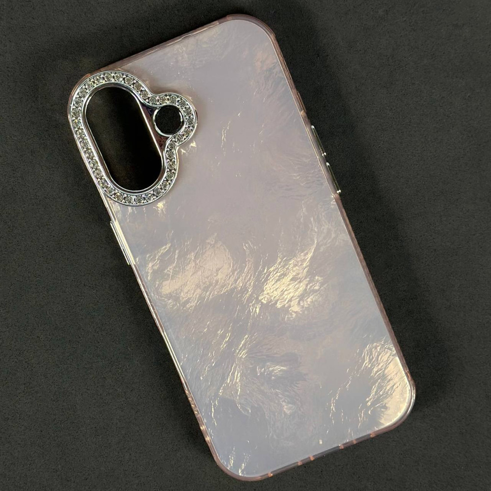 Захисний чохол (накладка) TPU Shiny Mountain для Apple IPhone 17 Pink